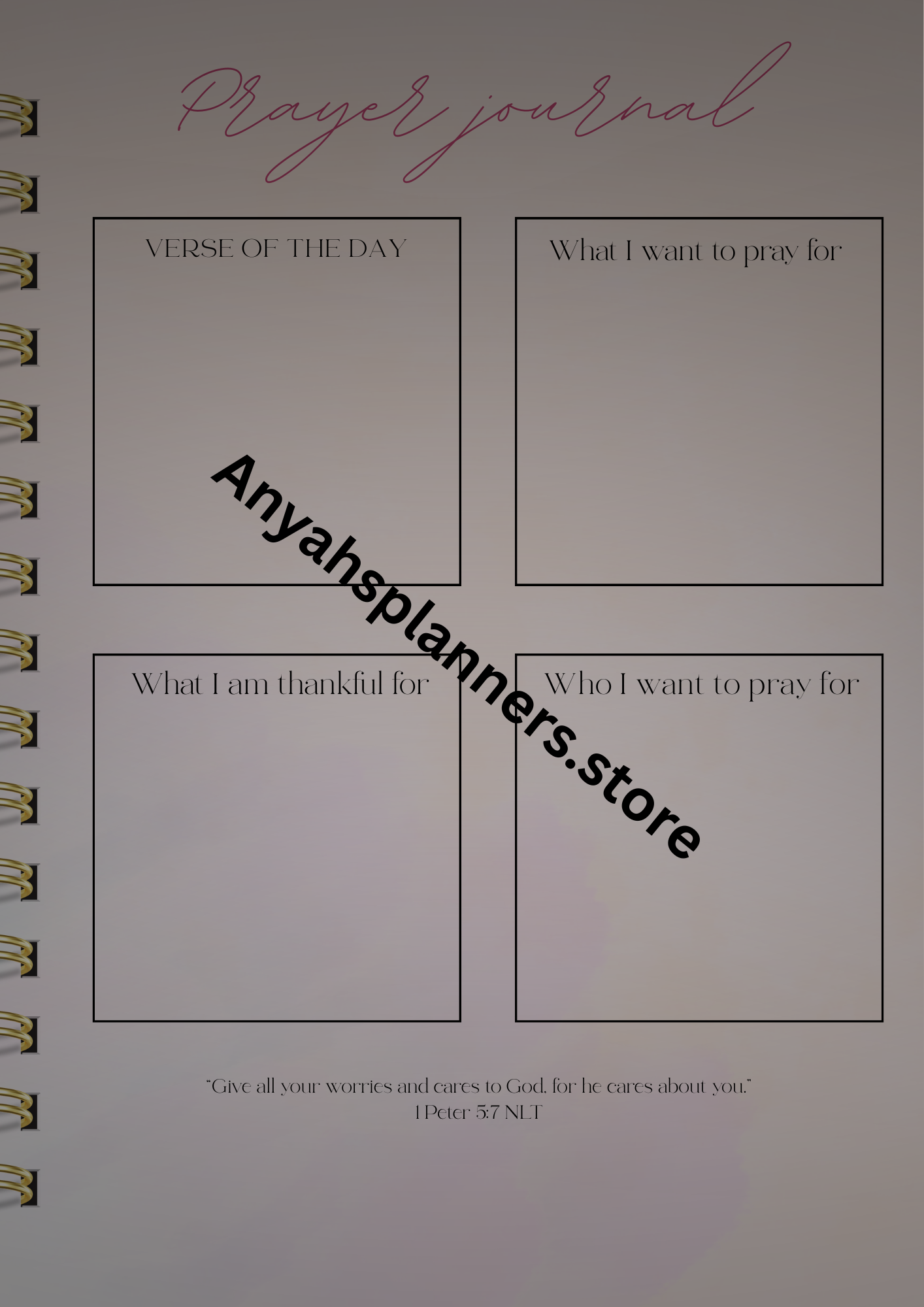 12-Month Digital Planner