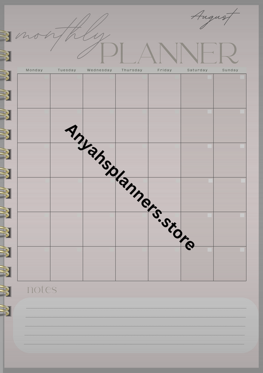 12-Month Digital Planner