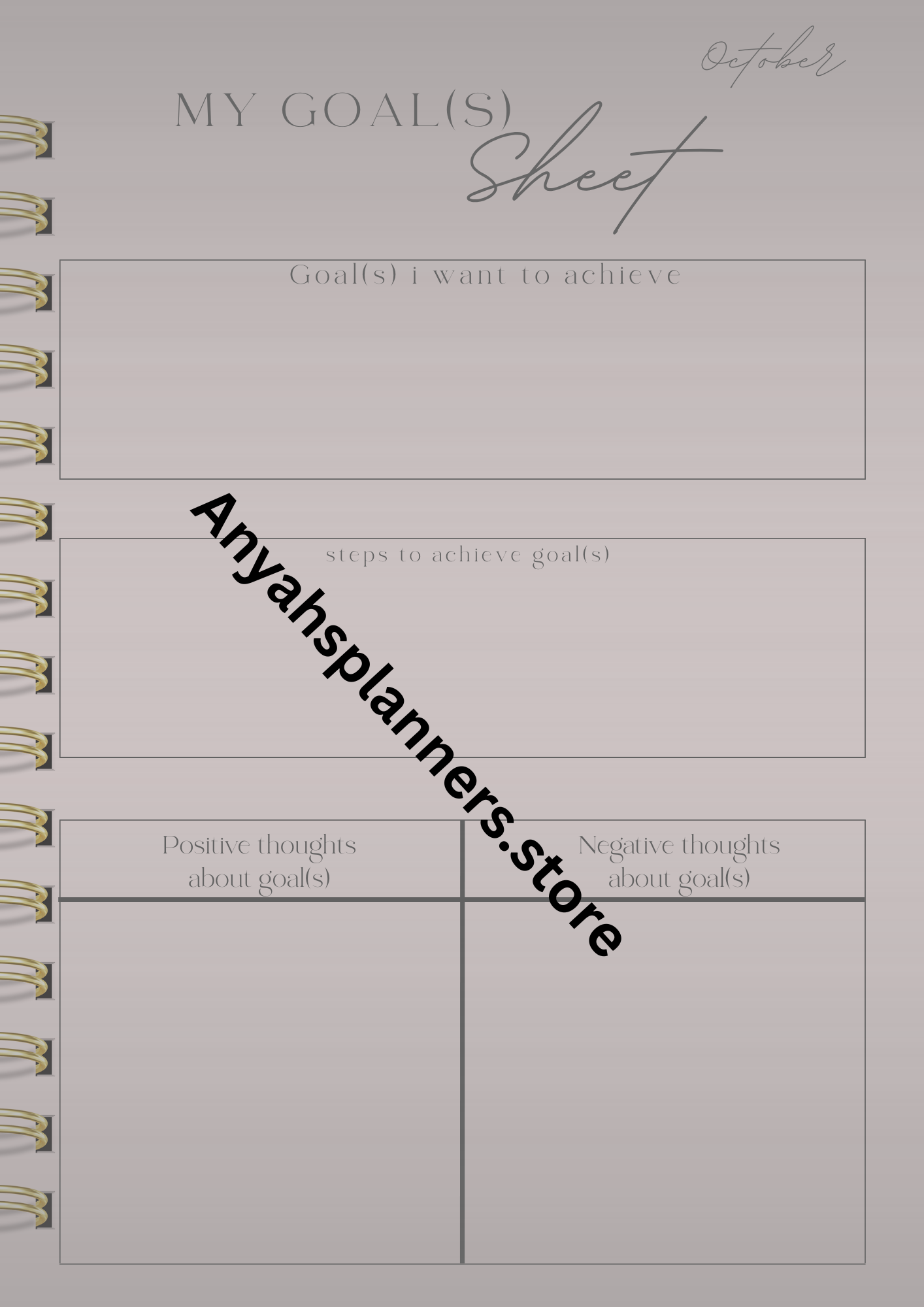 12-Month Digital Planner
