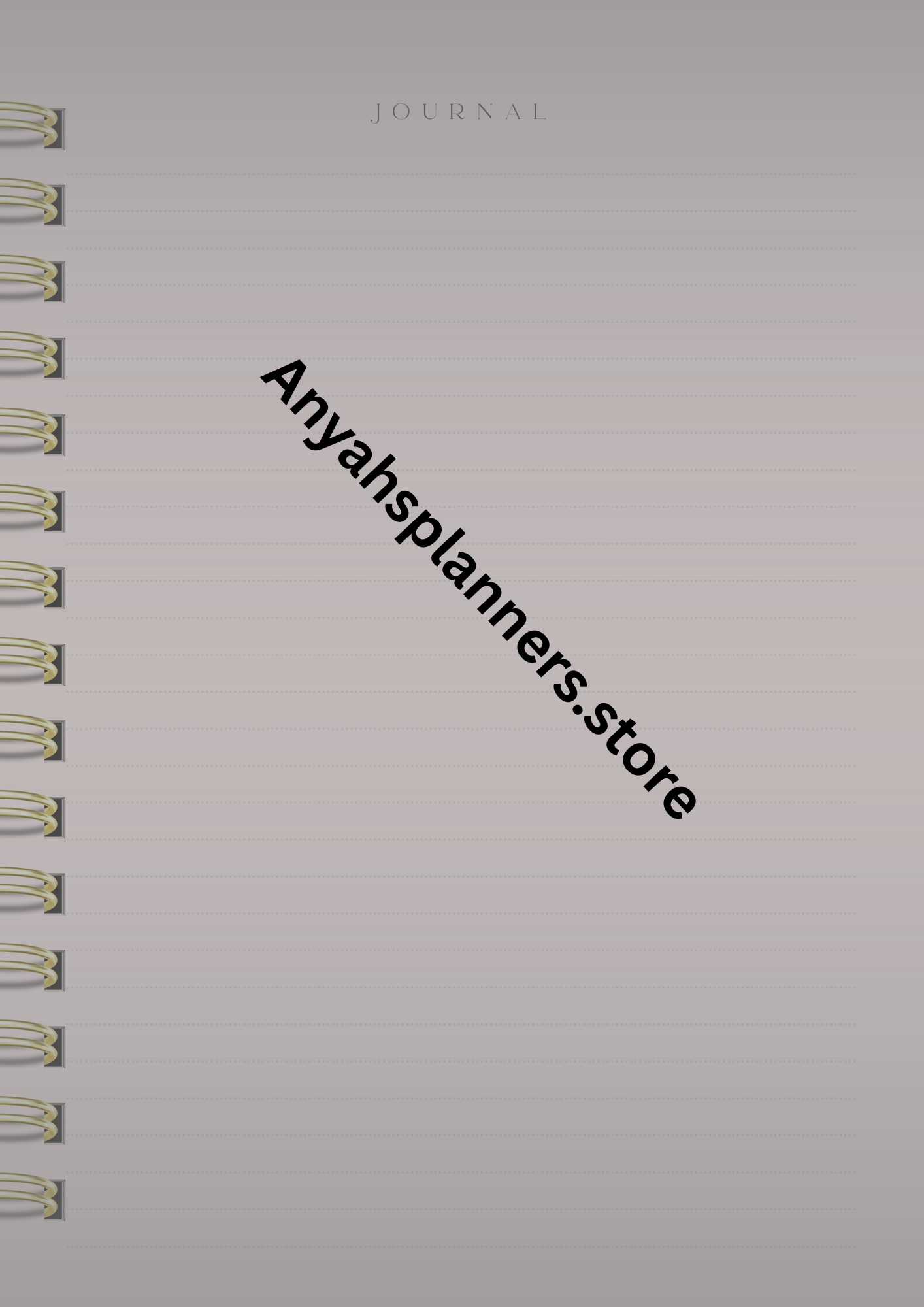 12-Month Digital Planner